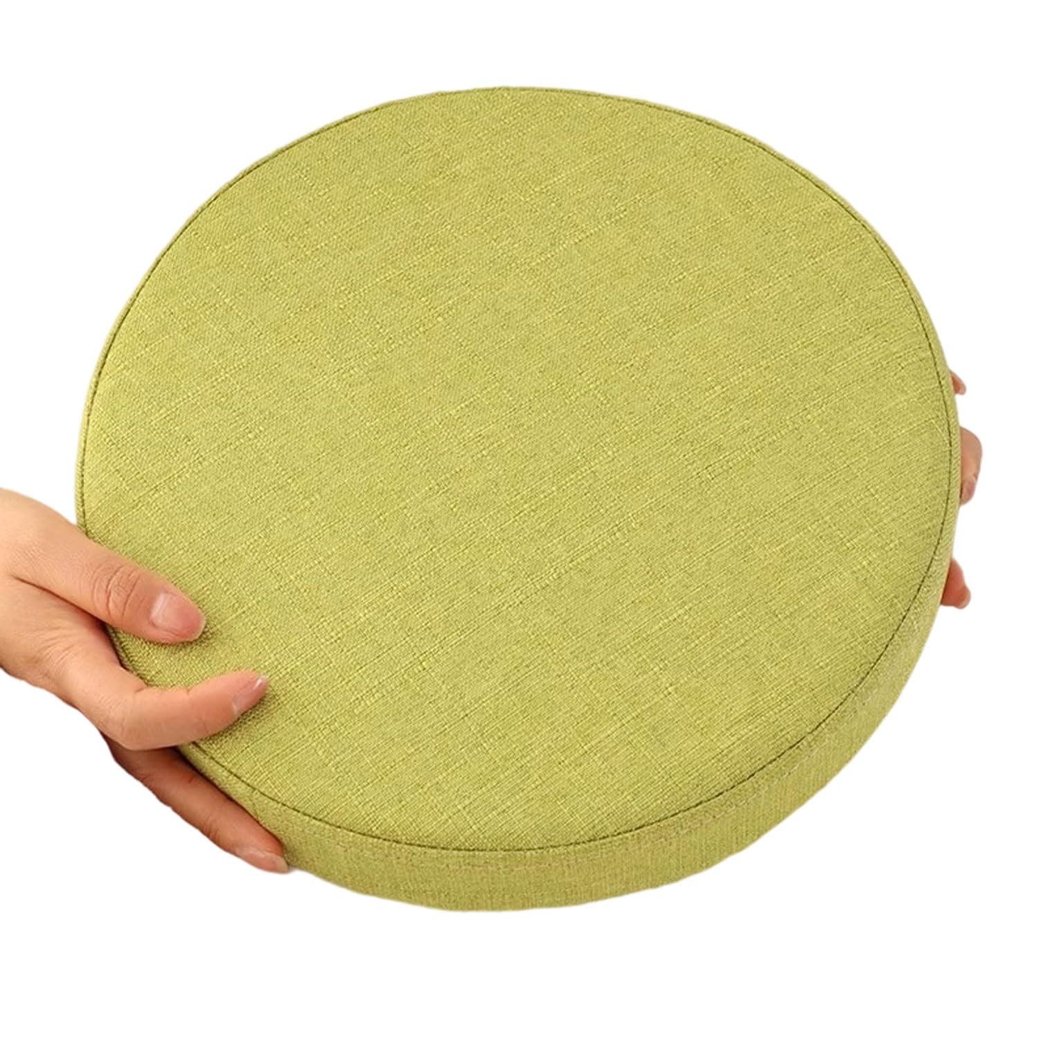 Coussin de chaise de cuisine épais 5cm antidérapant et lavable vert