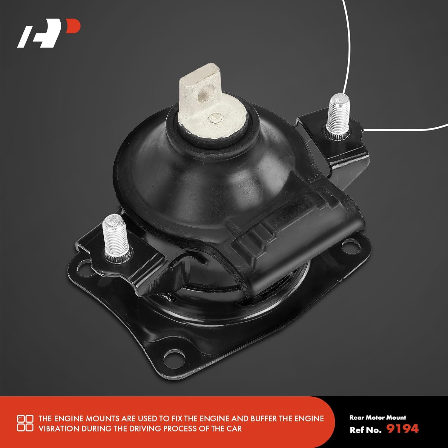 A-Premium Engine Motor Mount and Transmission Mount and Suspension Mount Kit Compatible with Honda Accord 2003 2004 2005 2006 2007 2.4L, Automatic Transmission, 6-PC Set, Replace# 50850SDAA00