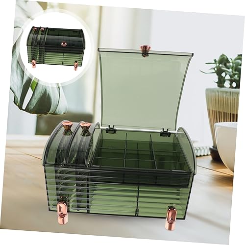 Miniatura 2 de Cabilock Joyero de artesanía artística, organizador compacto y multifuncional para niñas