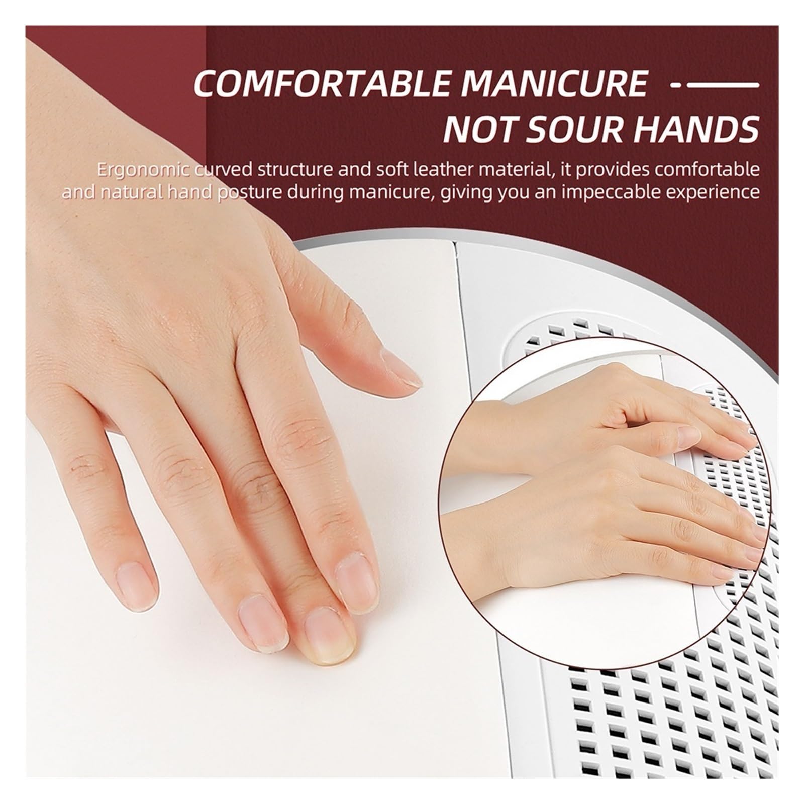 3 40W Aspirador profesional de polvo uñas con ventilador fácil usar