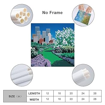 Amazon.co.jp: イラストレーター 永井博 アートポスター 80年代