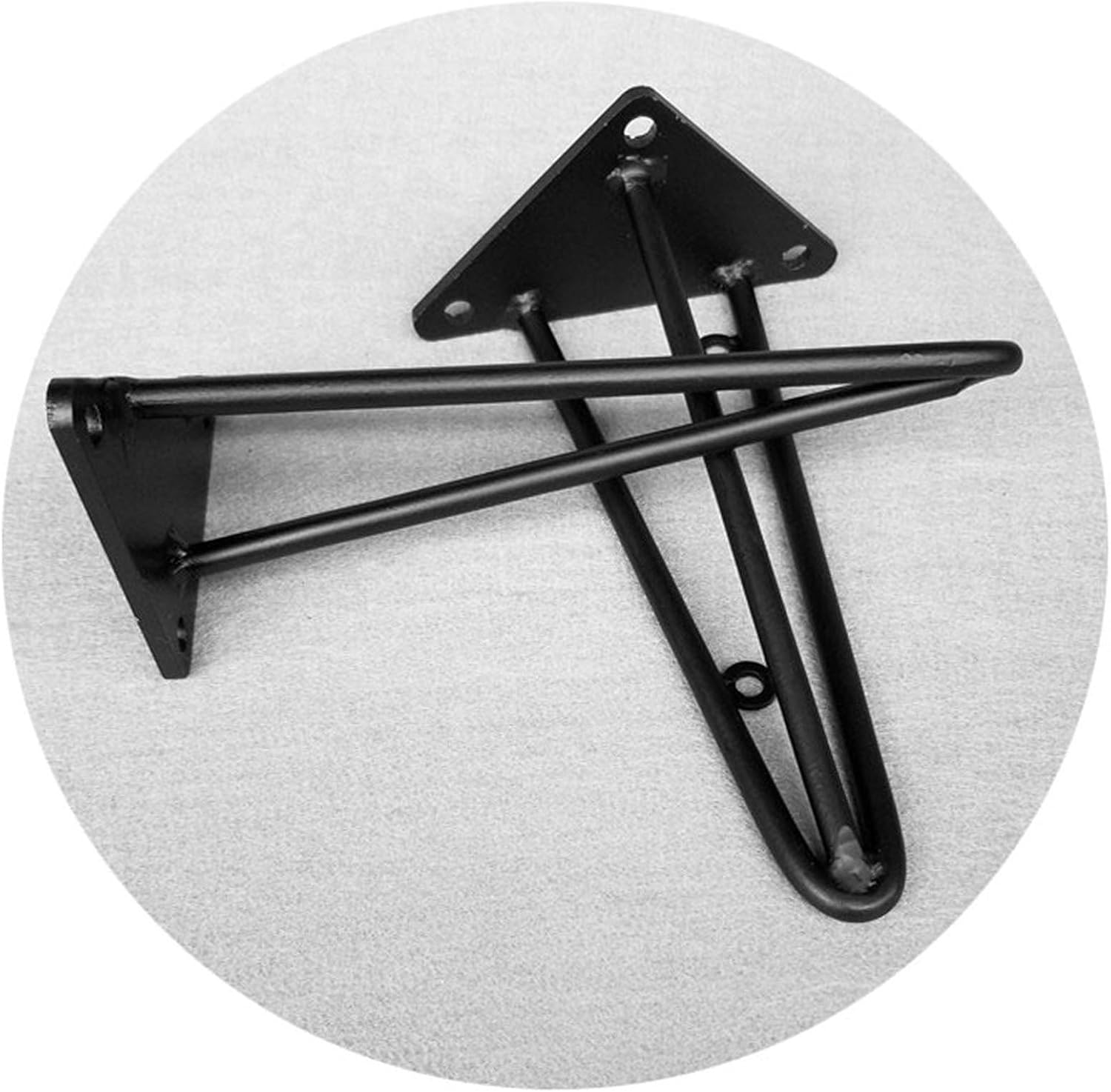 Y&J Floating Shelf Brackets Heavy Duty, Black Shelving