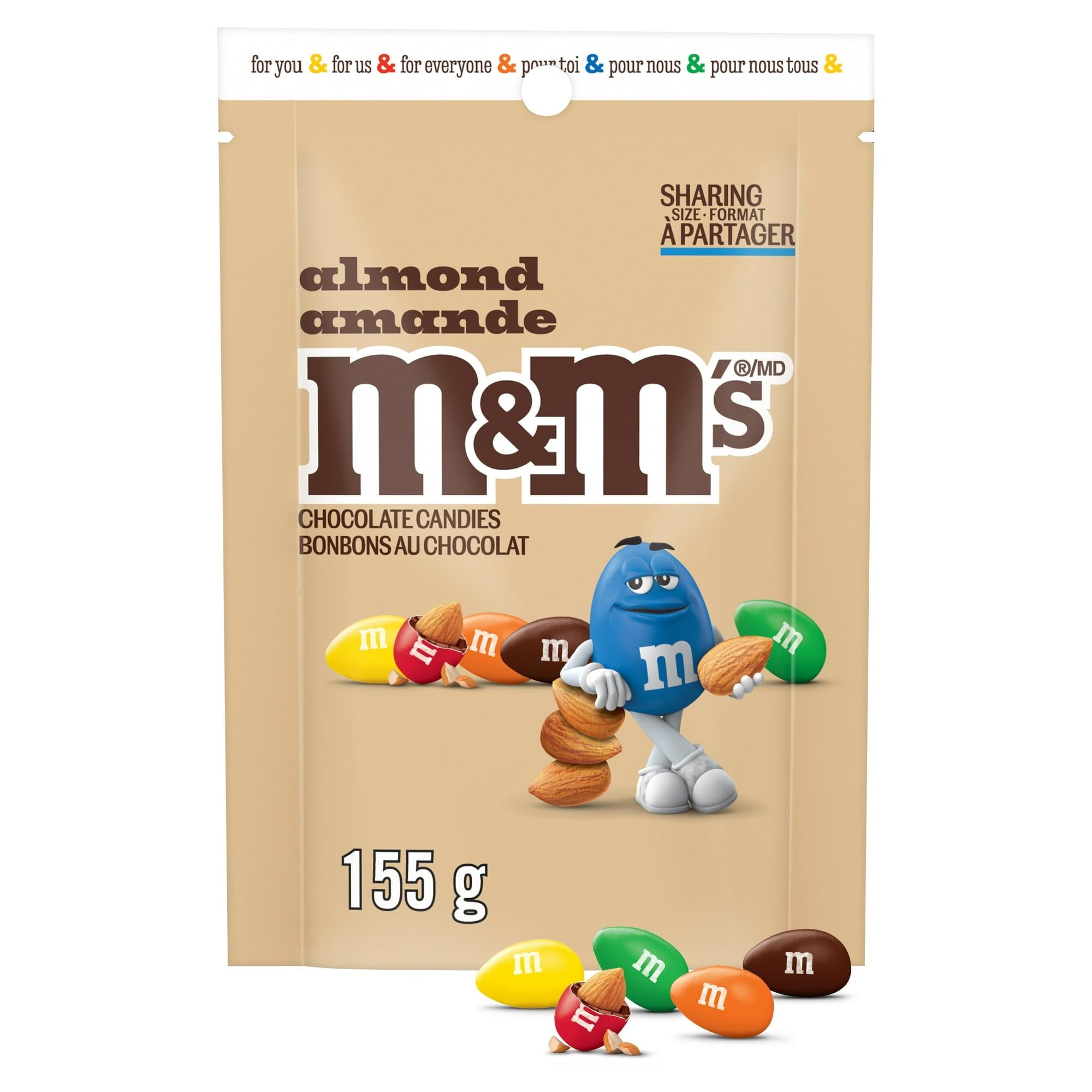 Amazon.com : Almond Milk Chocolate Candies, Sharing - Size, 155g