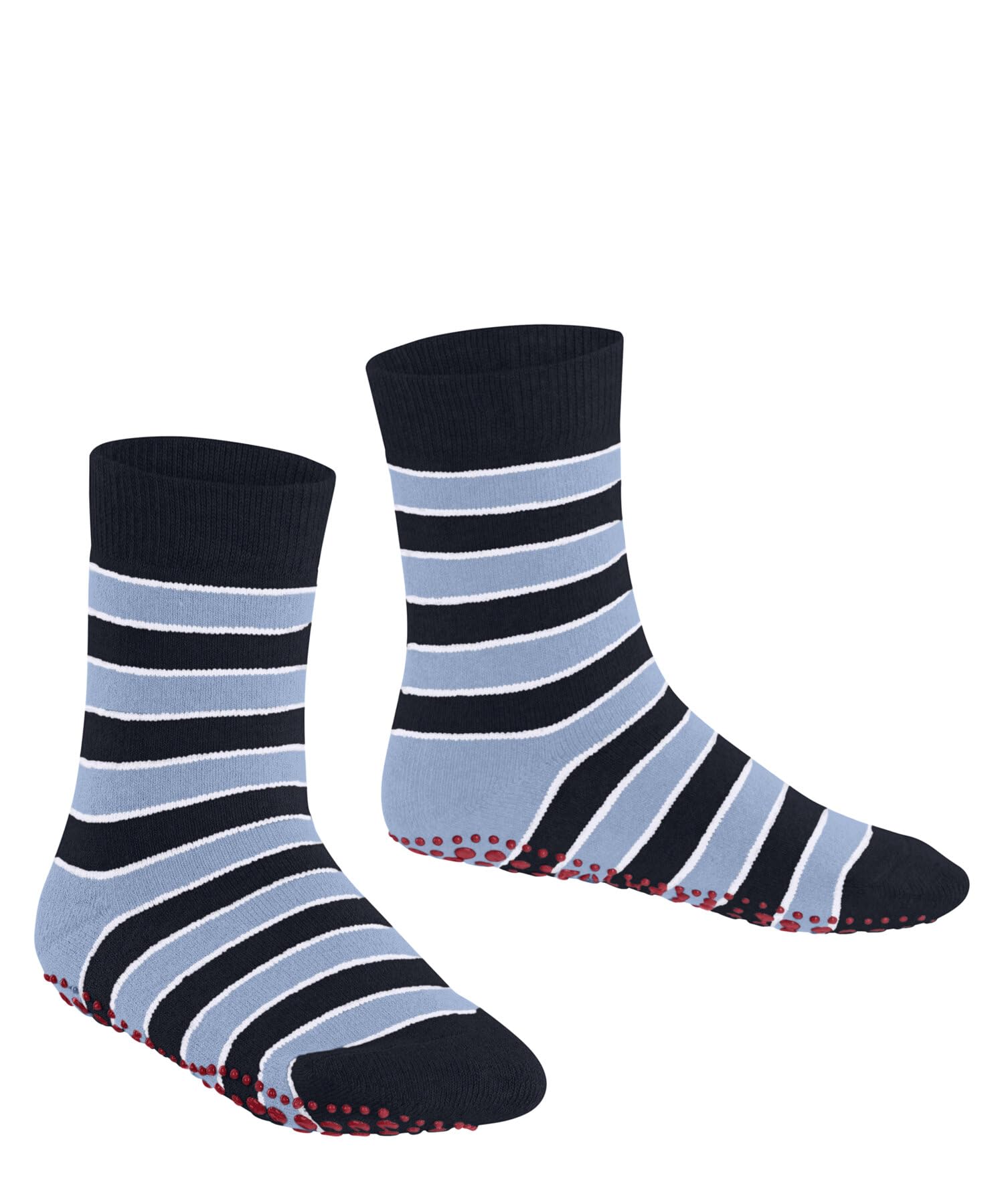 FALKE Uniseks - dzieci Simple Stripes z wypustkami na podeszwie wypustki na podeszwie w paski trwałe wytrzymałe przyjazne dla skóry oddychająca bawełna 1 Para