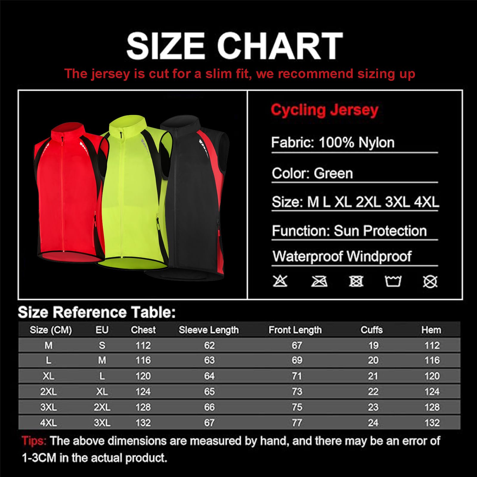 Chaleco Reflectante para Correr Chaleco de Alta Visibilidad para Ciclismo y Running con Bolsillos para Ciclismo, Running y Jogging, Fácil de Guardar,Green-XXL