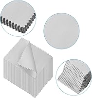 Vista 7 de 200 piezas de paño de limpieza de joyería paños de pulido de doble cara paños de limpieza para gafas de oro plata y platino monedas de reloj 236 x