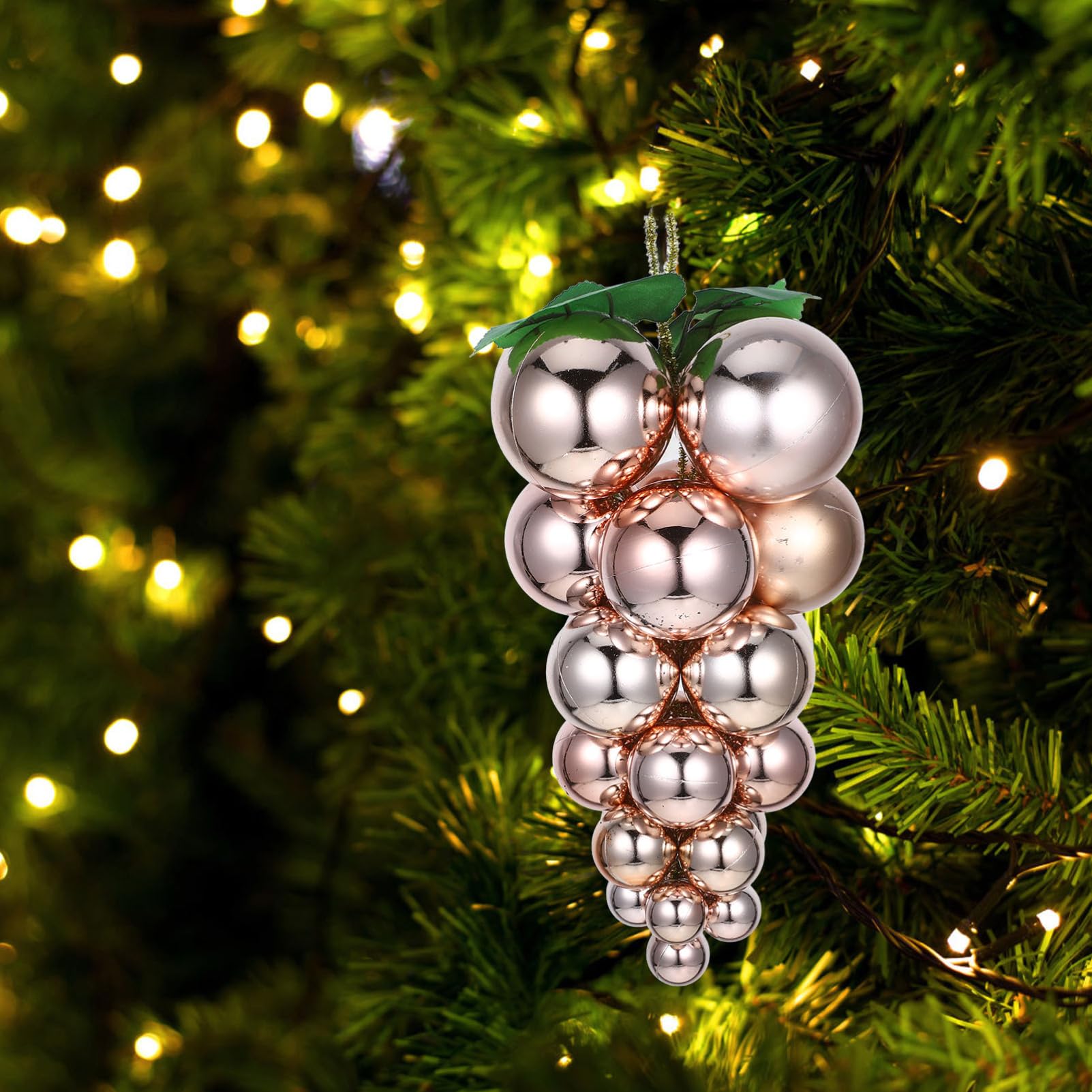 YRYRYW Ciondoli per Albero di Natale appesi Decorazioni Artificiali in plastica per l'ornamento Festivo dell'albero di Natale Household faucets