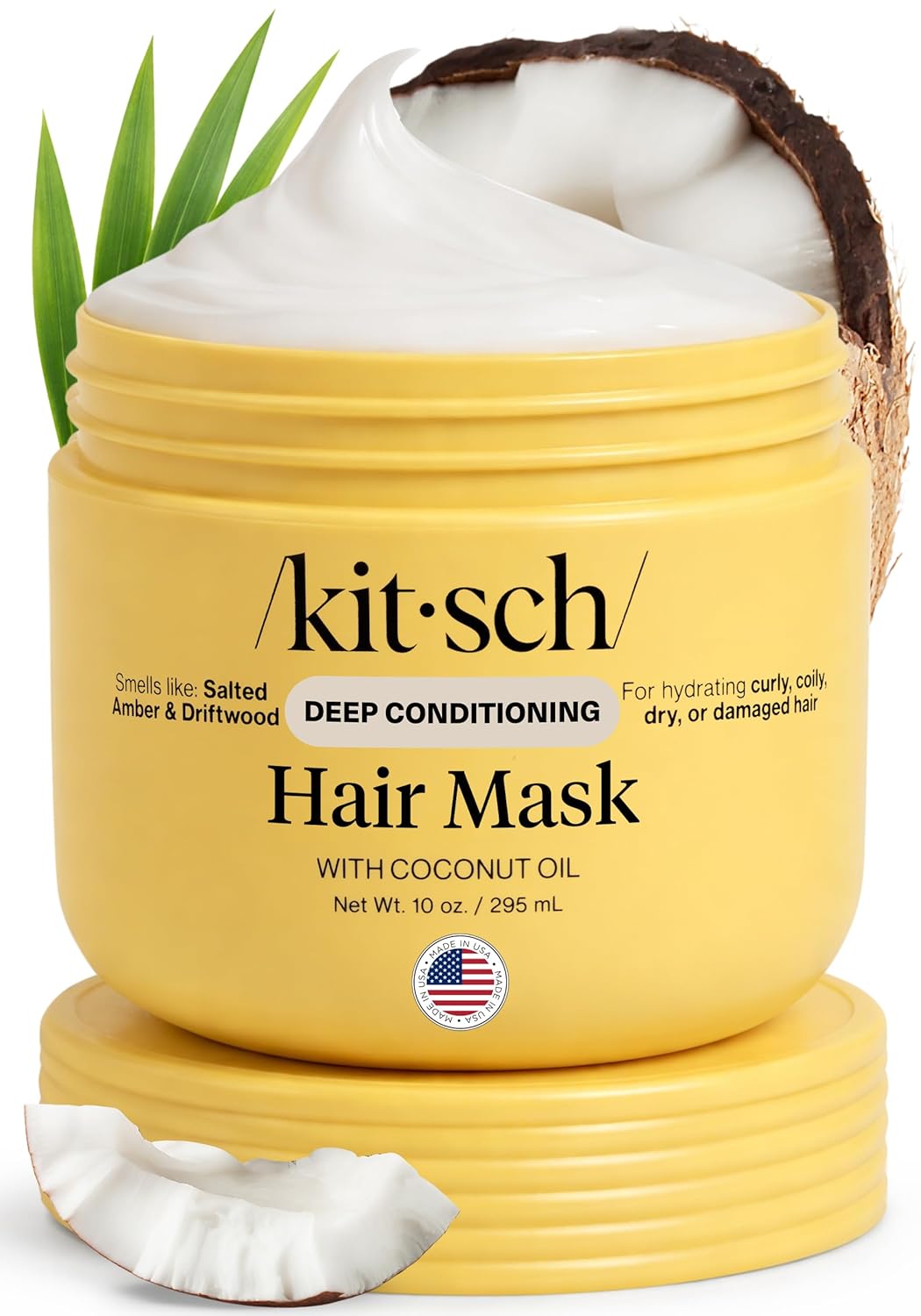 Kitsch Moisturizing Hair Mask for Damaged Hair – Coconut O...