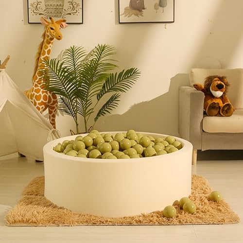 Miniatura 2 de Realhaha Pelotas de 2.75 pulgadas, grandes, coloridas y duraderas, no tóxicas y sin BPA, perfectas para sala de juegos de interiorexterior,