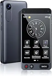 Dispositivo tradutor de idiomas offline, tradutor instantâneo D21, sem necessidade de WiFi, tradução de voz bidirecional em tempo real, 142 idiomas, tradução de voz em tempo real, gravação e foto para