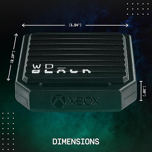 Miniatura 2 de WD_Black Tarjeta de expansión de almacenamiento C50 de 512 GB, con licencia oficial para Xbox, reanudación rápida, Plug & Play, expansión NVMe SSD