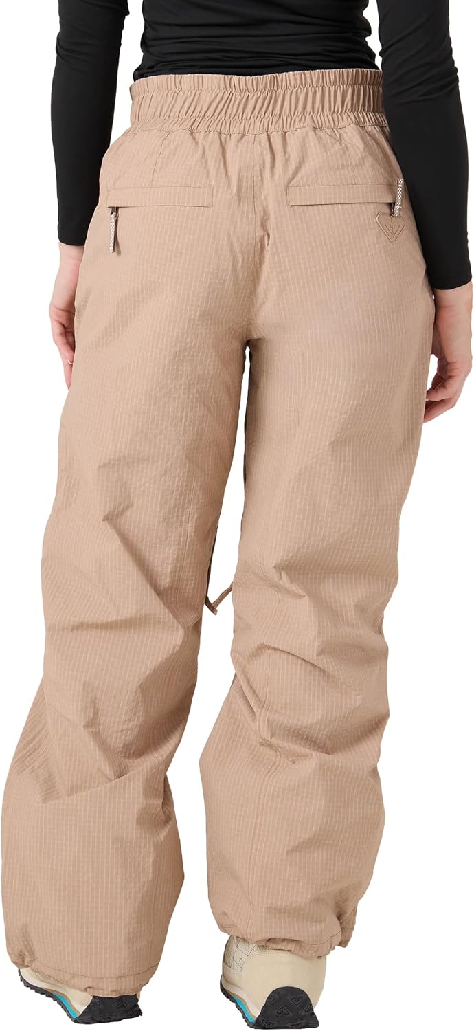 Roxy Women's Bleeker Snowboard Pant – 10k Waterproof, Pfas-free, Venting, Boot Gaiter, Hem Lift System