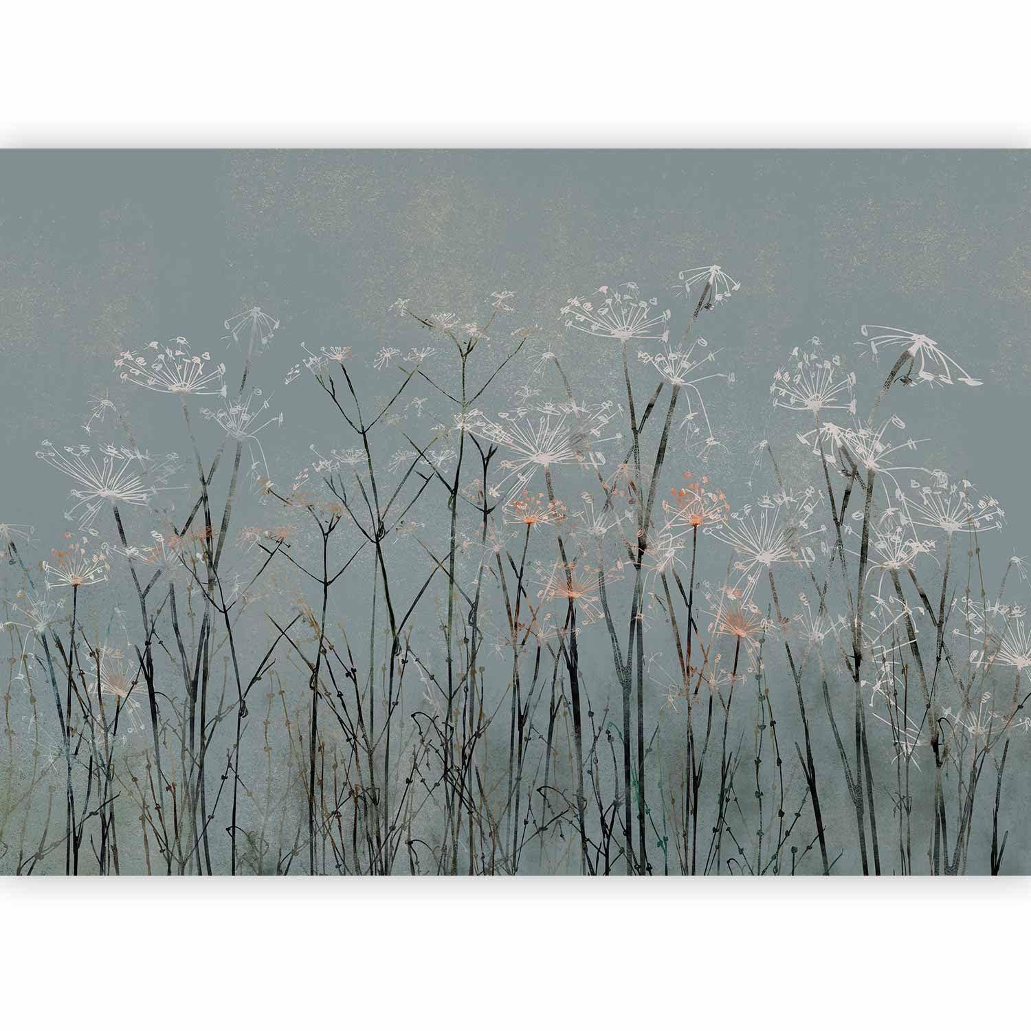 Murando Abstract Flowers Pictures, 100 X 50 Cm, Fleece Canvas Picture, 5 Piece Art Print, Modern Wall Pictures, XXL Wall Decoration Design, Wall Picture, Dandelion, A C 0087 B N