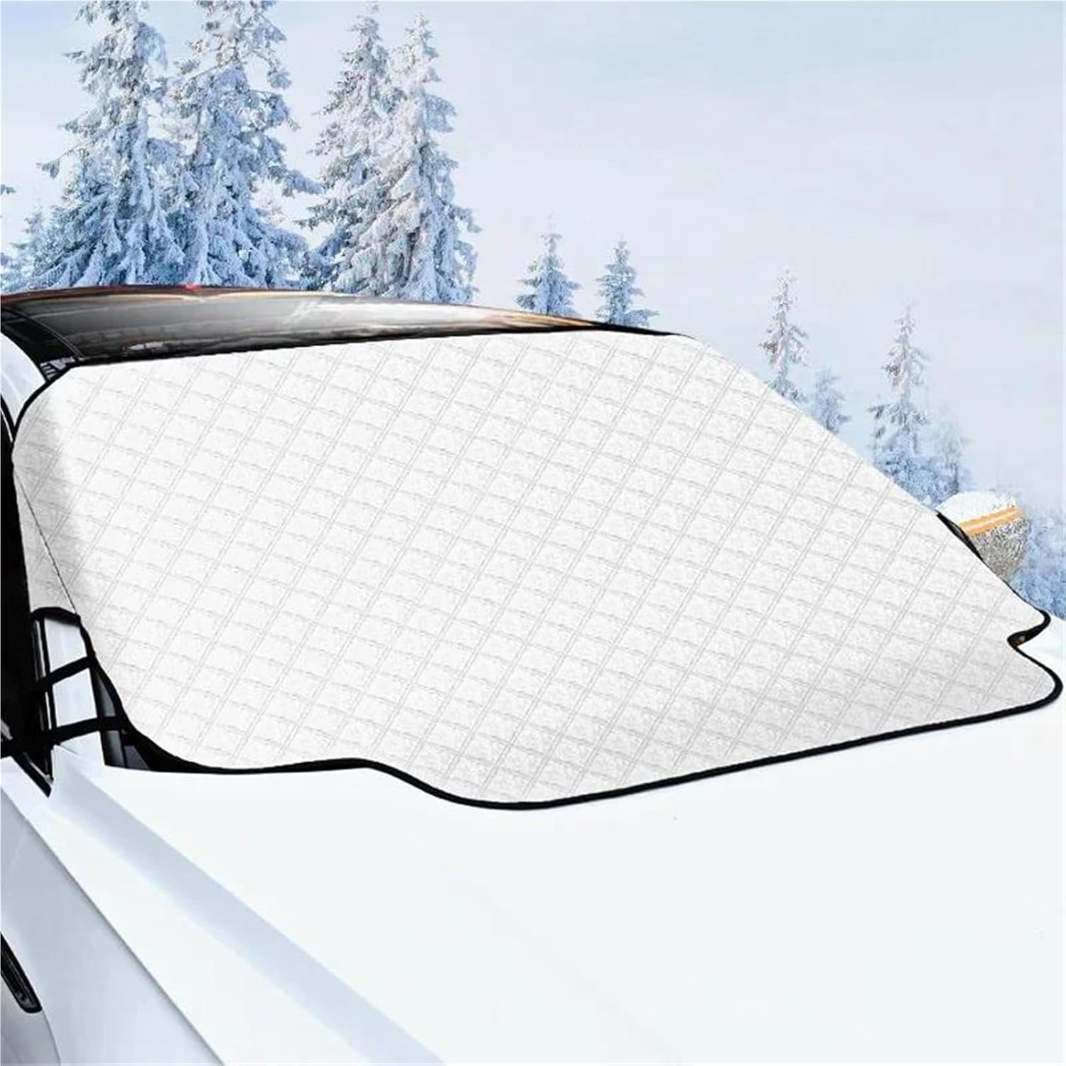Magnetic Car Cover Snow Shield Frost Prevention Front Windshield Sunshade Thickened Auto Coat Protective Snow Cover