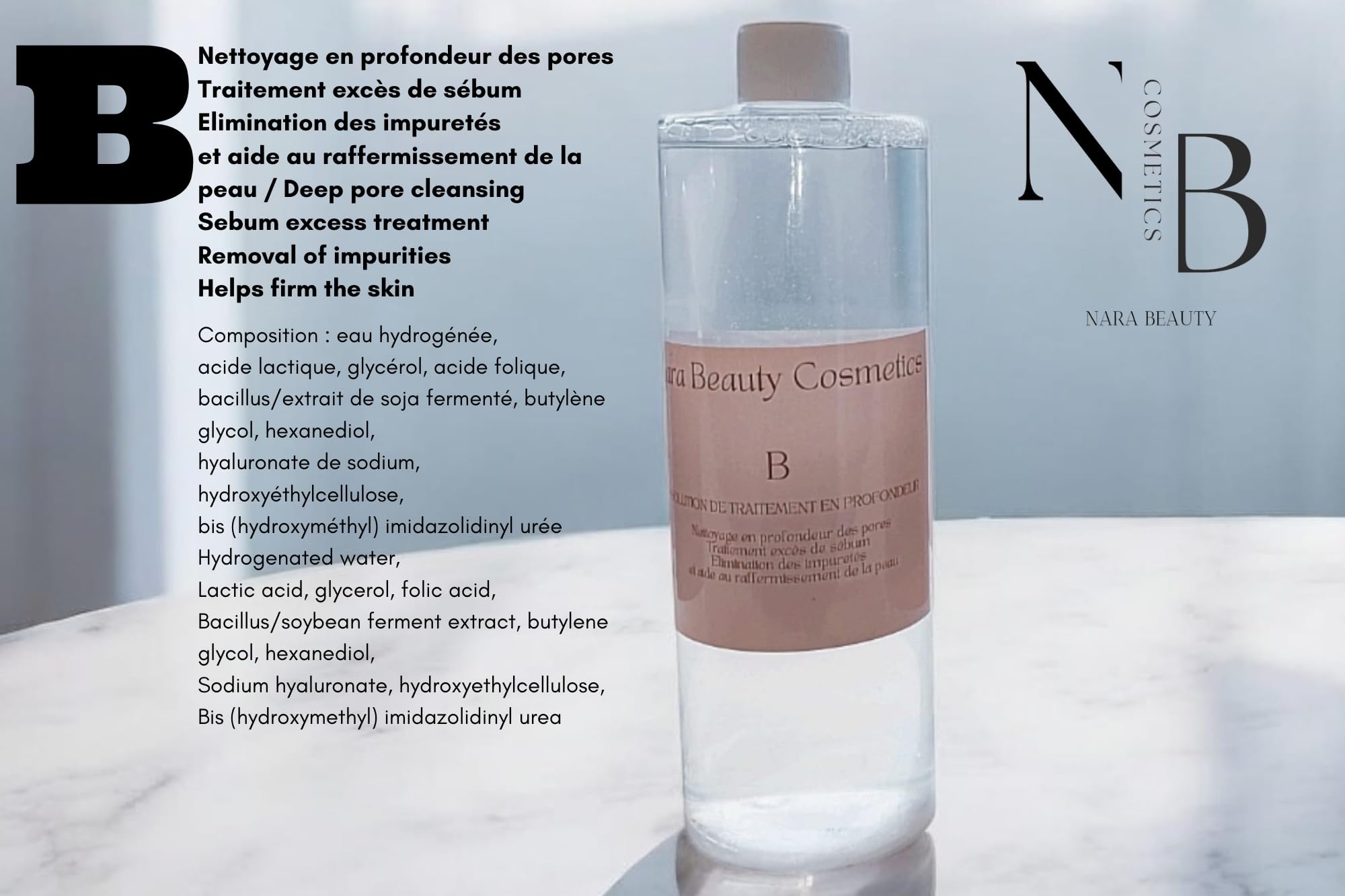 Kit Solutions pour machine Hydrafacial, 4 x 500 ml, Solutions de Nettoyage, Traitement, Hydratation et Entretien Machine - Nara Beauty Cosmetics