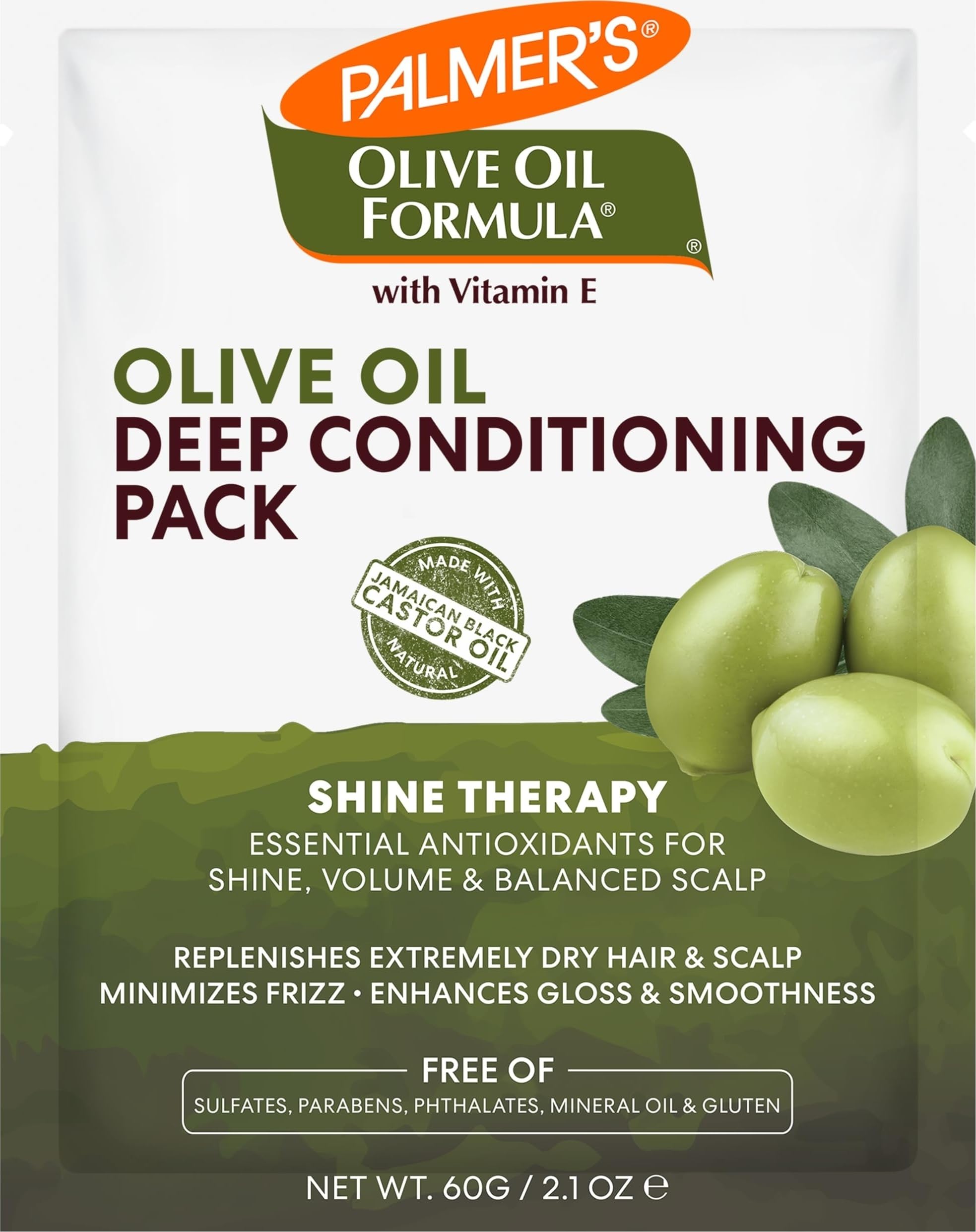 Palmer's Olive Oil Shine Therapy Deep Conditioning Pack 60G
