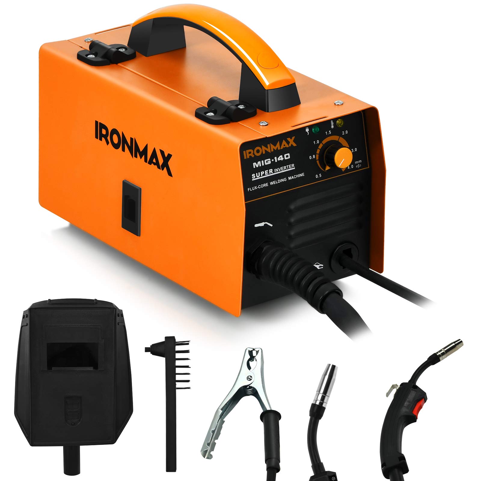 Buy Goplus MIG 140 Welder, Portable Flux Core Wire less Automatic Wire