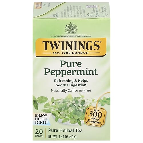 Vista 303 de Twinings, Pure Green Tea - Té verde con sabor suave y aroma atractivo con cafeína, disfruta caliente o helado, bolsas de té individuales