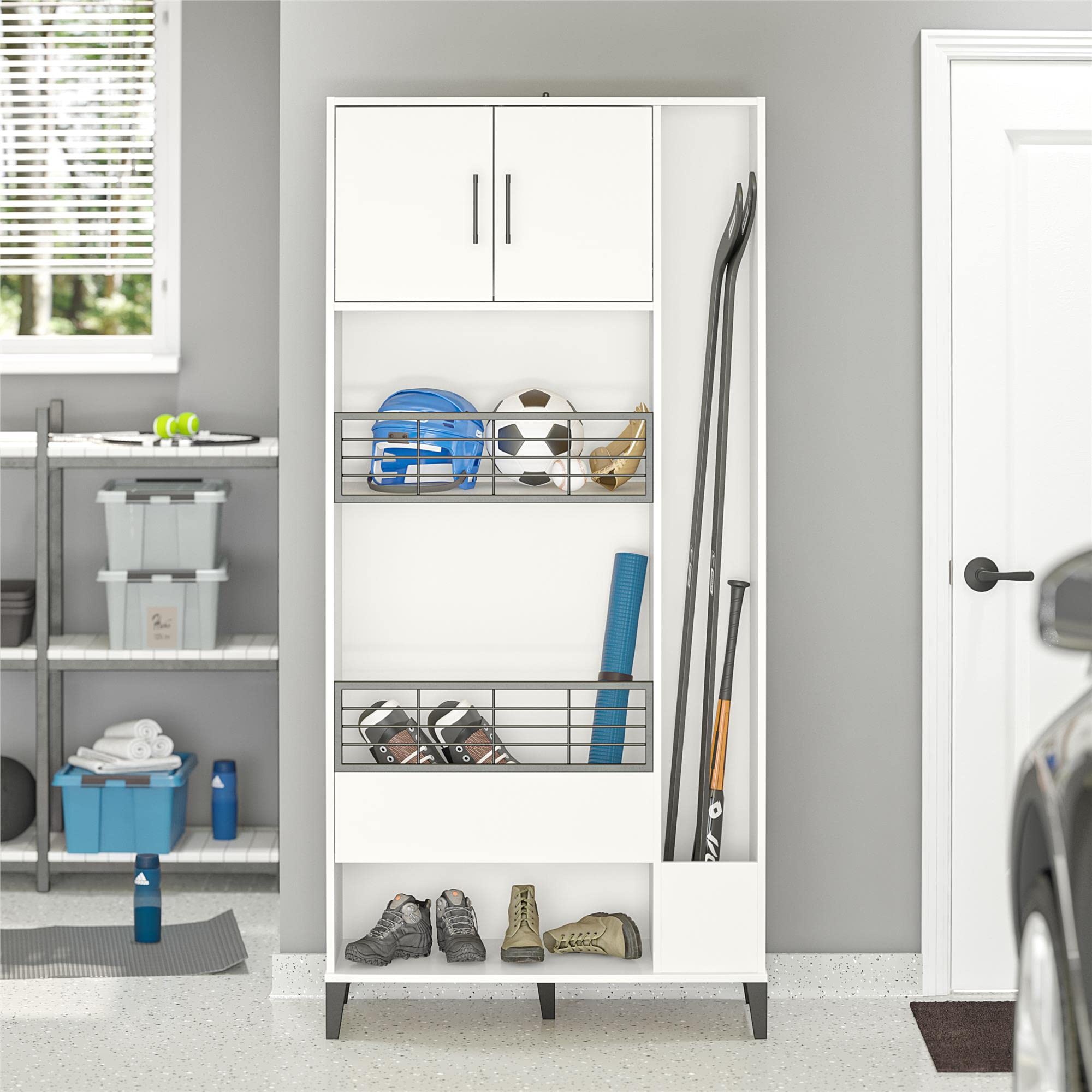 SystemBuild Flex Sports Storage White