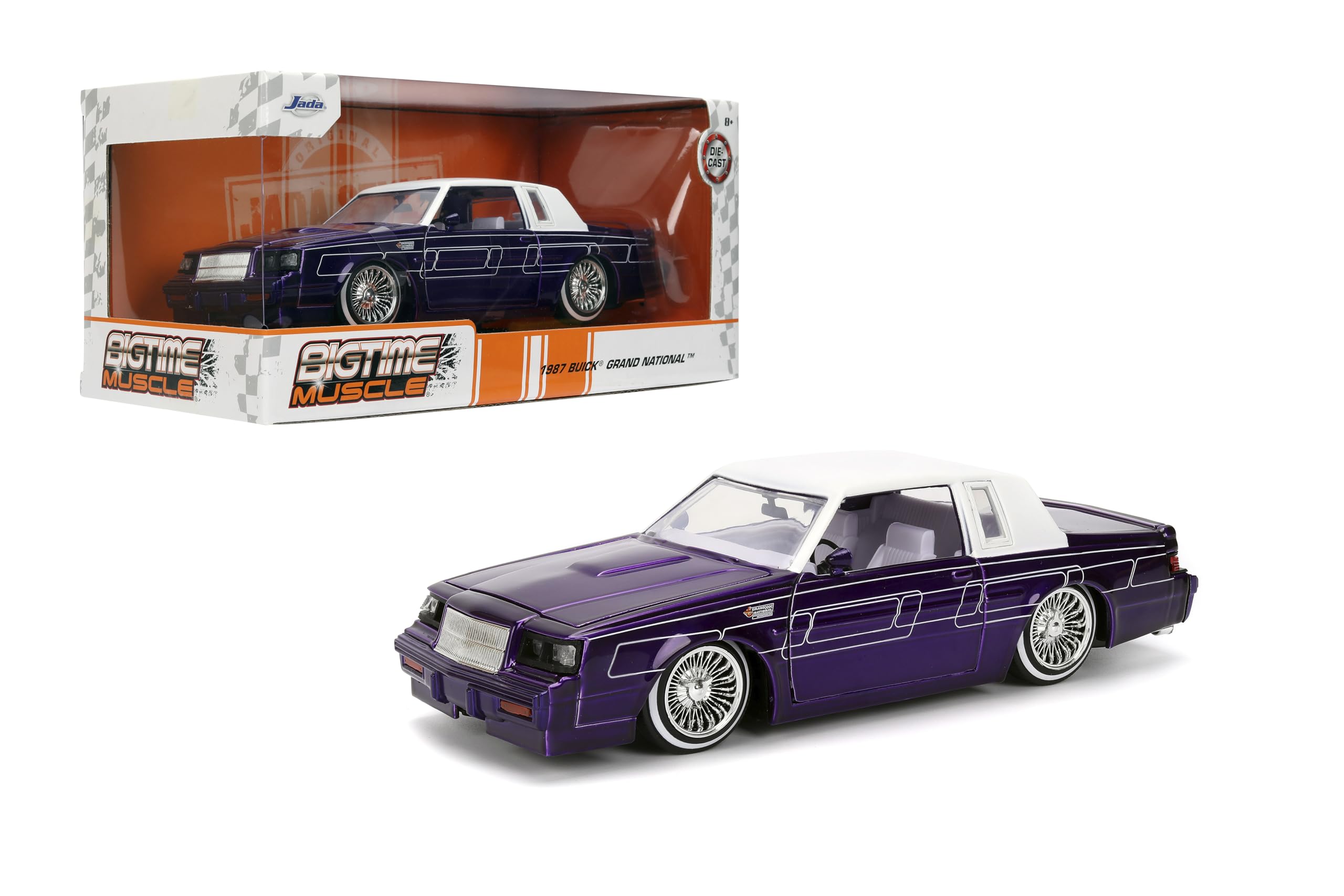 Amazon.com: Jada Toys Bigtime Muscle 1:24 1987 Buick Grand