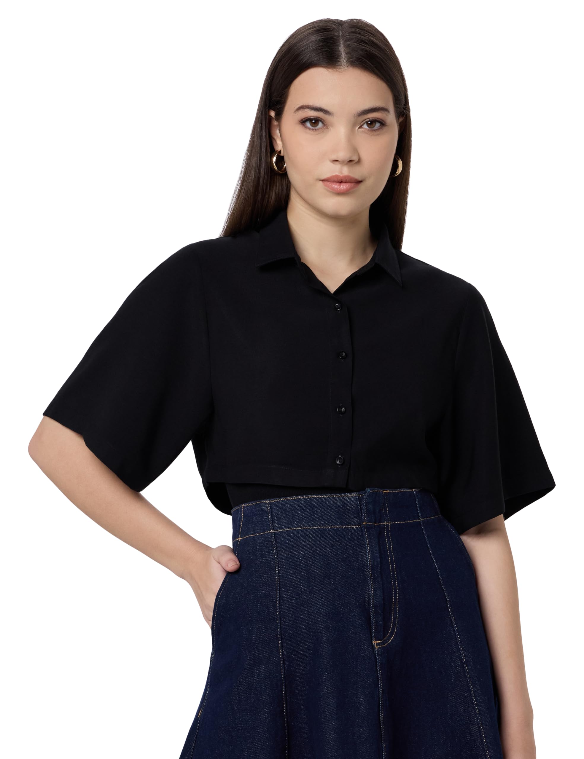 forever 21 Women Solid Regular Fit Crop Top-picture-4