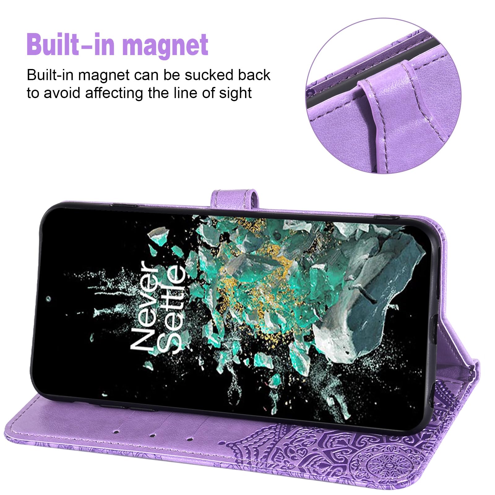 Asuwish Cover per OnePlus 10T 5G con Pellicola Vetro Temperato