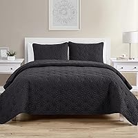 Vista 1 de VCNY Home Aviary Juego de 3 piezas de algodón en encantadora playa hermosa manta con colcha, King