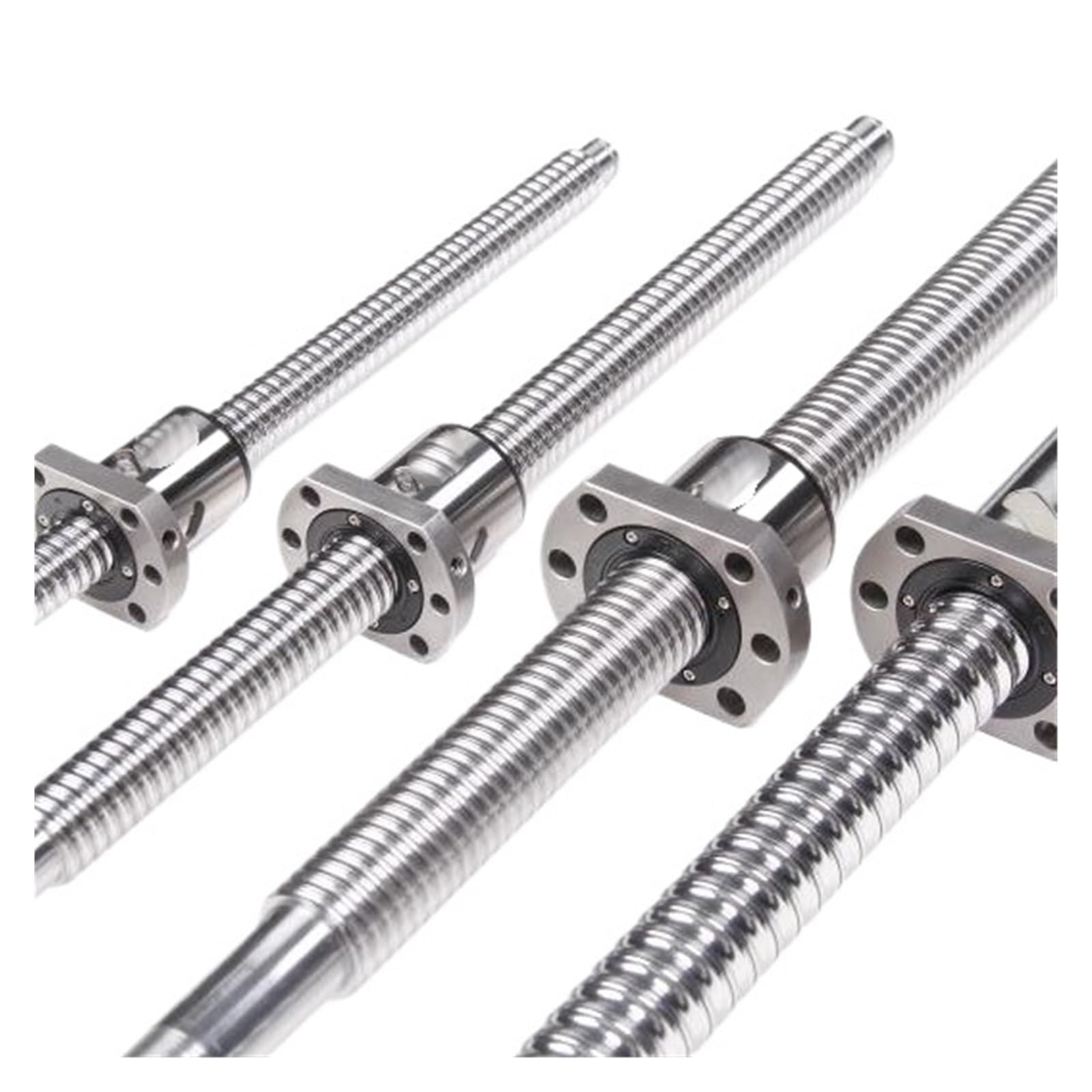 Husillo de Bolas CNC de Movimiento Lineal Husillo de Bolas C7 SFU1605 con Brida, Tuerca de Bolas única RM1605, Tornillo de Bolas 1605, Extremo mecanizado (Size : 300mm)