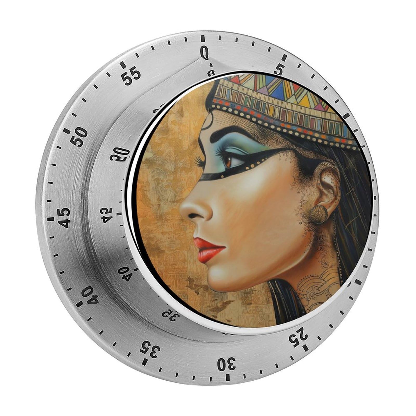 Woman Kitchen Timer Magnetic Countdown Countup Timer for Cooking Baking 8x8cm