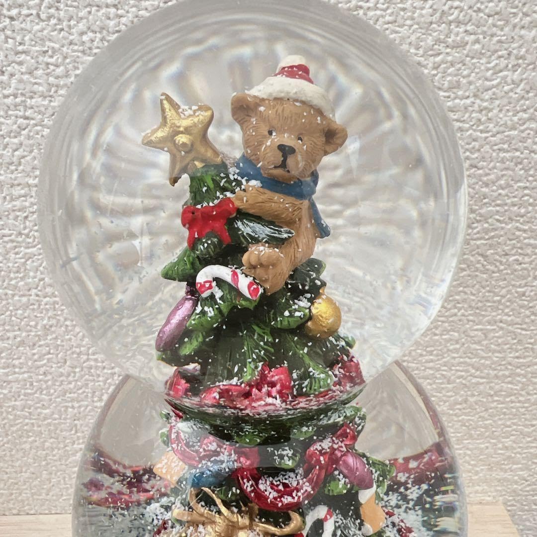 クリスマス クマのスノードーム