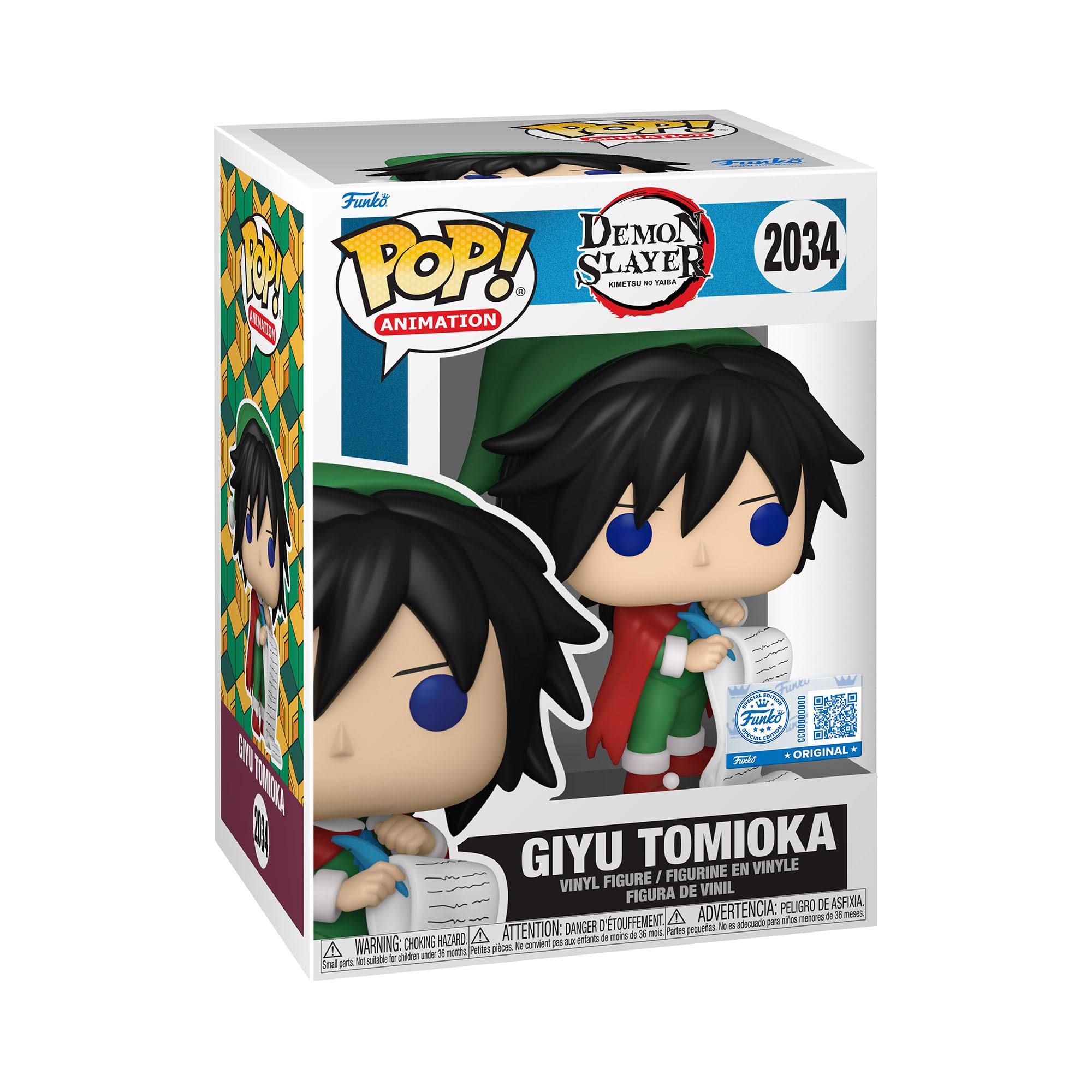 Funko Pop! Vinylfigur Demon Slayer: Giyu – Holidays – Amazon-Exklusiv