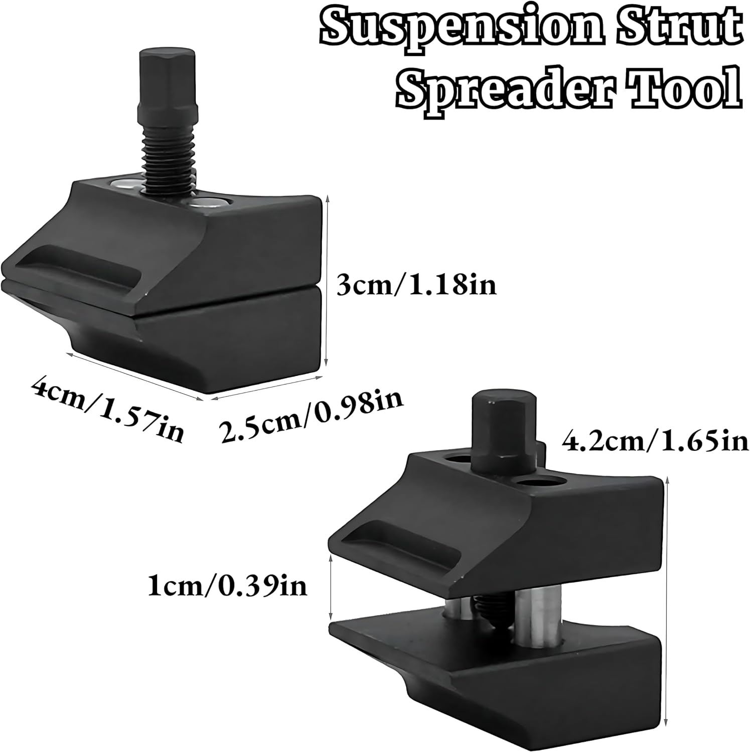 Acouto Suspension Strut Spreader Tool, Suspension Strut Split Hub Steering Knuckle Spreader Strut Mount Remover Tool Ball Joint Splitter