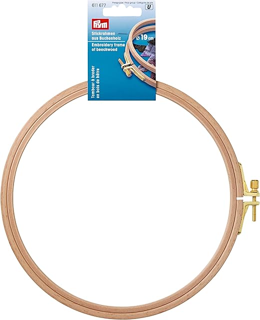 Prym - Prym Ramka Do Haftu Z Drewna Bukowego (0,8 x 19 cm) - 1 Sztuka