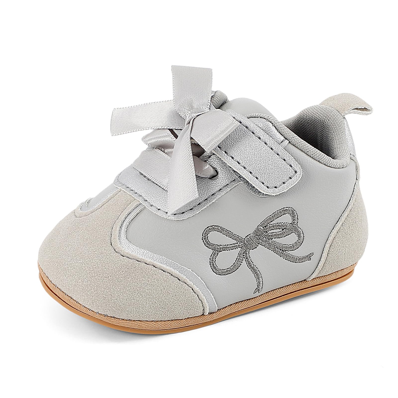MK MATT KEELY Baby Boys Girls Soft Sole Sneakers Infant PU Leather Shoes Prewalkers — view 9
