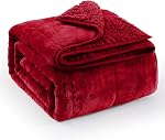 Super Soft Fuzzy Sherpa Fleece Weighted Blanket, 15 lbs Dual Sided Fluffy Heavy Weighted Blankets for Adults - No Bunching with Double Layers of Soft Inner Lining (60"x 80", 15 Pounds)