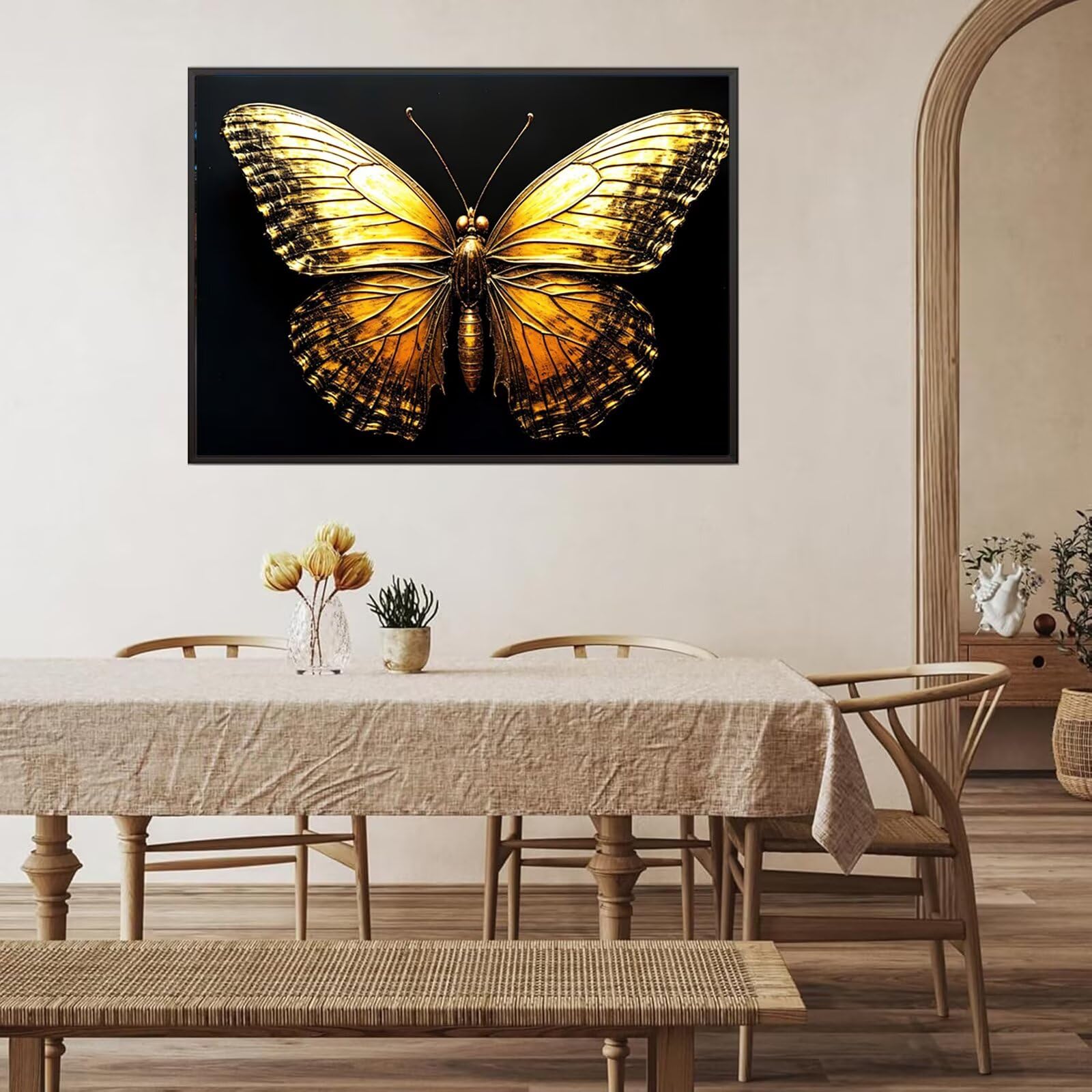 Diamond Painting Kit Completo Amarillo, Pintura Diamante 90 x 130 cm, B-224