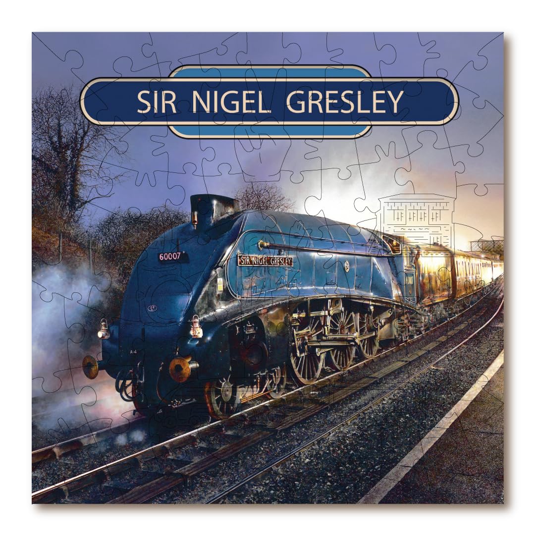 Victory Wooden Puzzles, ‘Sir Nigel Gresley’ Miniature Jigsaw Puzzle for Adults