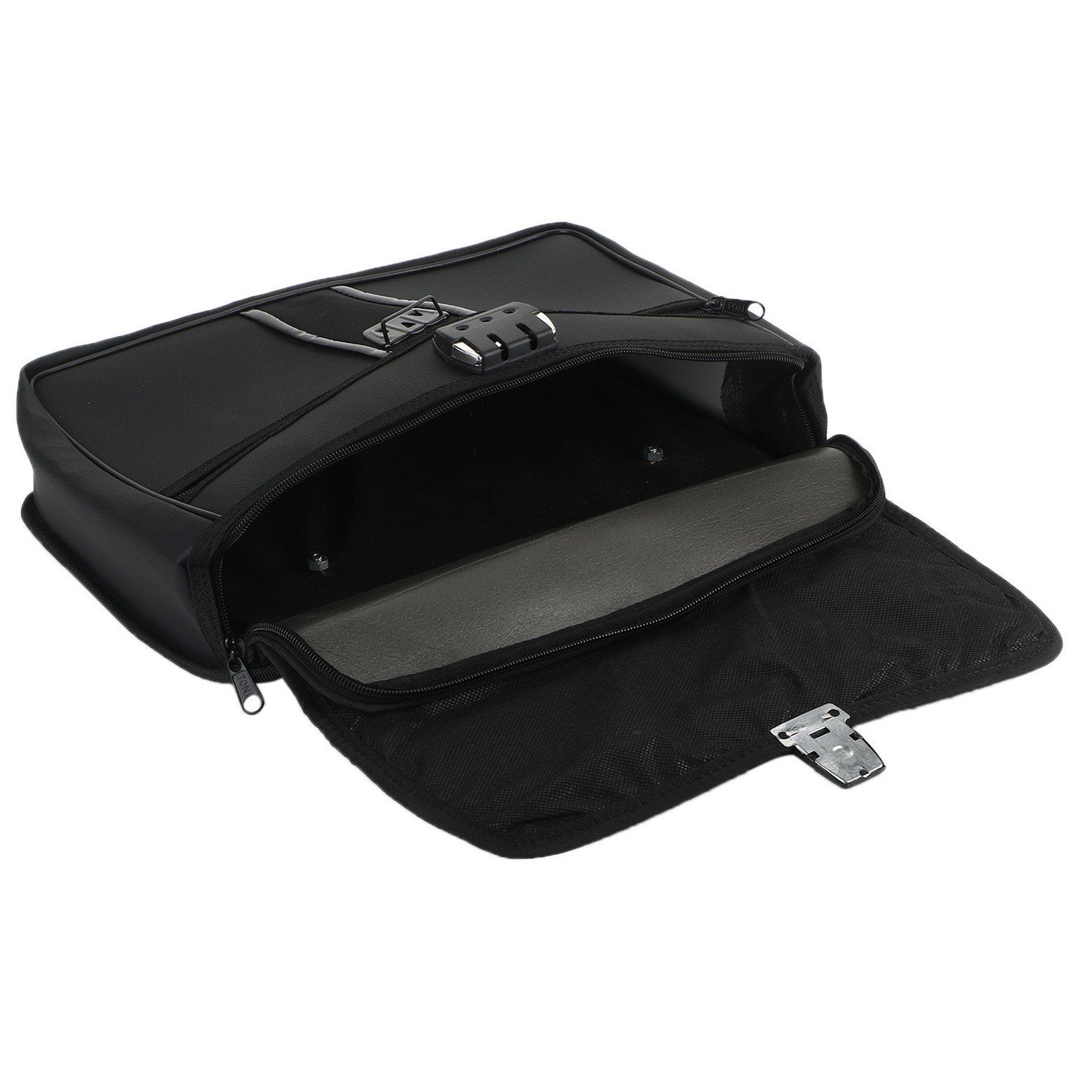 Autofy Side Bag and Metal Clip for All Bikes (Black) - Image 4 thumbnail