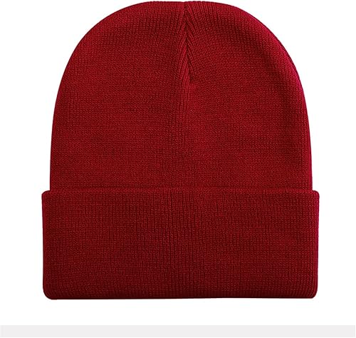 ZOORON Paquete de 1 y 2 gorros para hombres y mujeres, gorros de punto para invierno, gorro de esquí suave, unisex