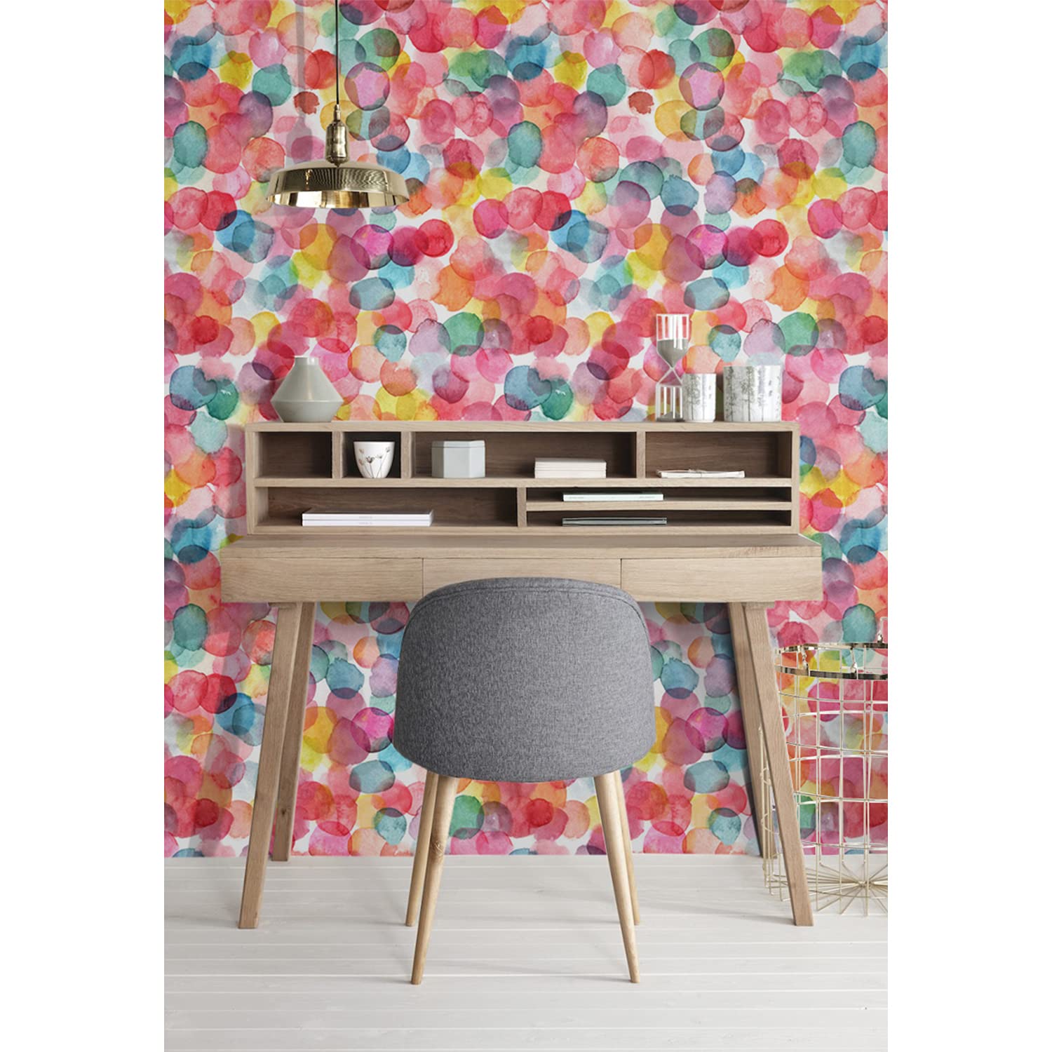 Fotomurale con burbujas decorativo para crear un rincón de calma en casa