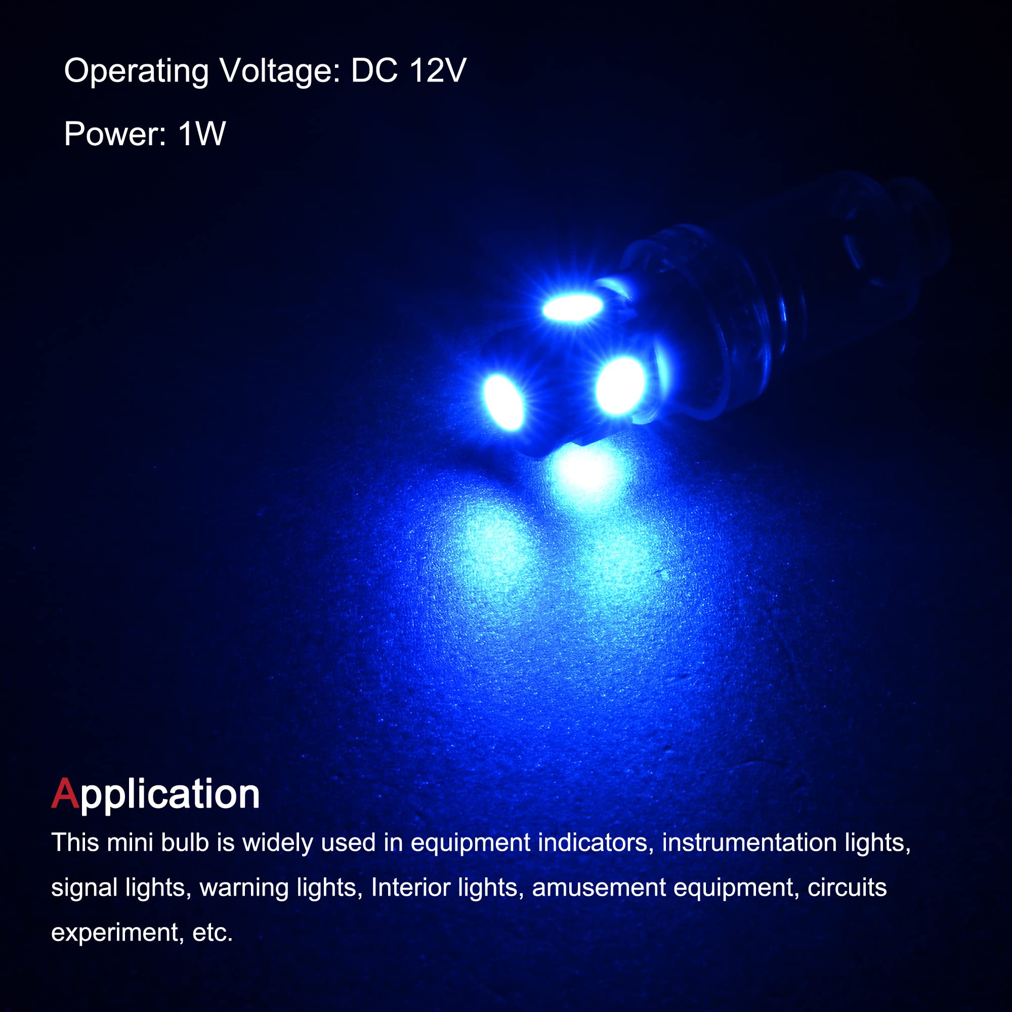 2x E10 Schraubsockel 12 V 12 Volt EY10 LED SMD Gewinde Lampe Weiß Birne E 10 EBa - Foto 11