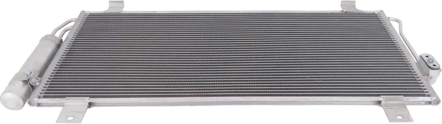 Go-Parts - A/C Condenser for 2014-2022 Mitsubishi Outlander, 2018-2022 Outlander PHEV, Replacement 2015 2016 2017 2018 2019 2020 2021