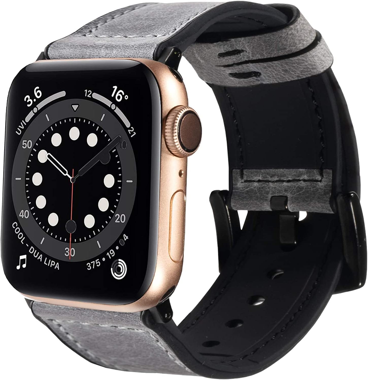 TOMAZON Compatible Apple Watch Band 42mm, Fashion Handmade Women Girls iWatch Leather Strap Compatible Apple Watch Series 3 / 2 / 1 - Pink