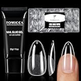 240Pcs Medium Almond Nail Tips & 4 in 1 Nail Glue 30g