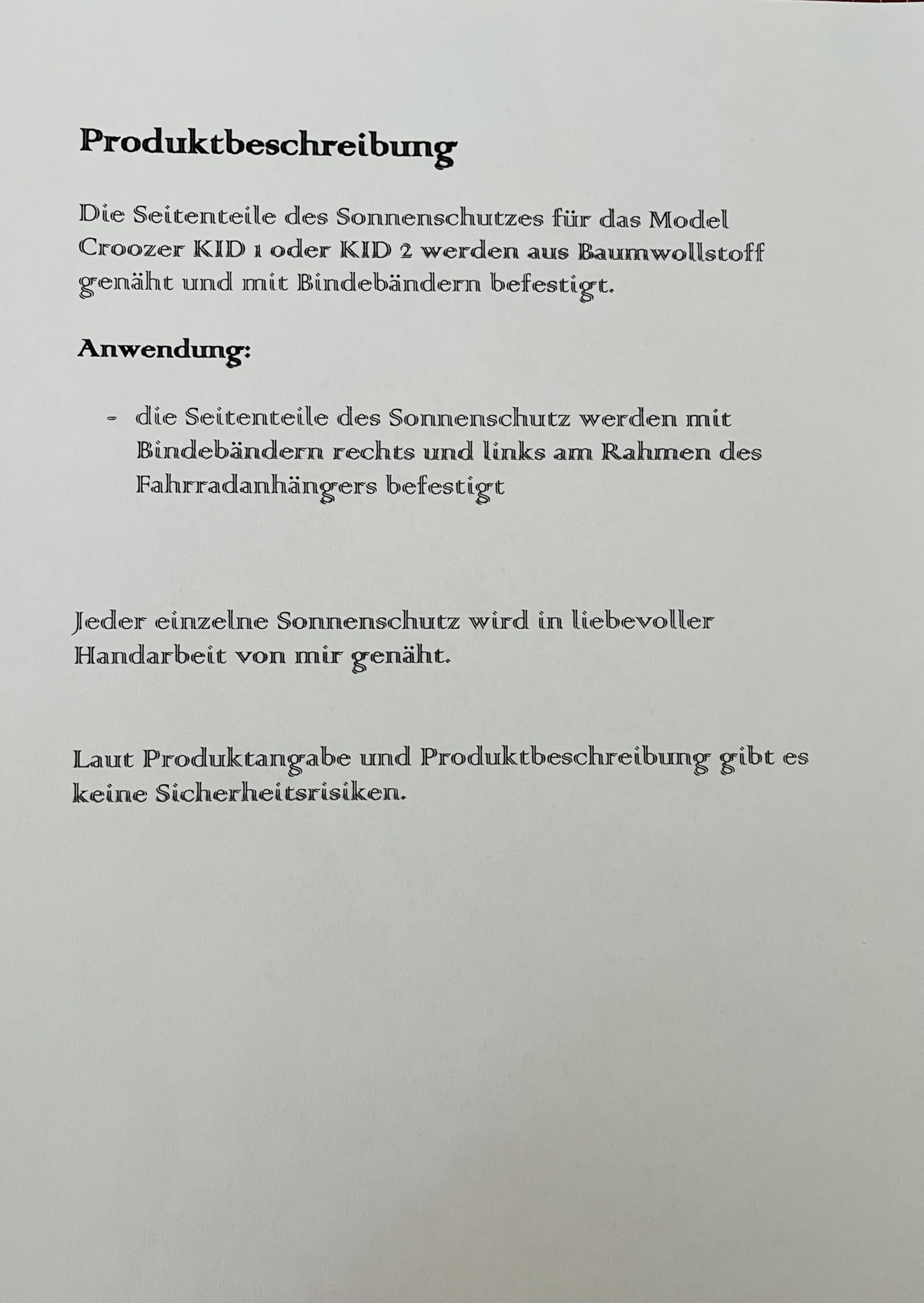 Generisch Sonnenschutz 3 teiliges Set für den Croozer Kid2 Motiv Regenbogen | kompatibel/passend für den Croozer Kid2