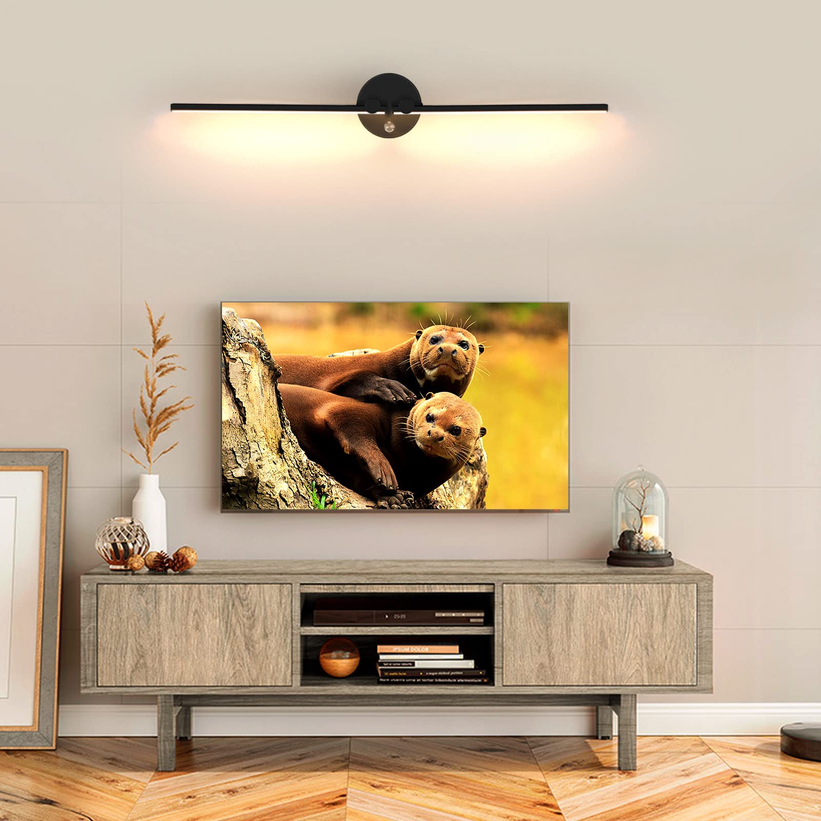 KAWELL 12W Moderne LED Wandleuchte mit Schalter Innen LED Wandlampe