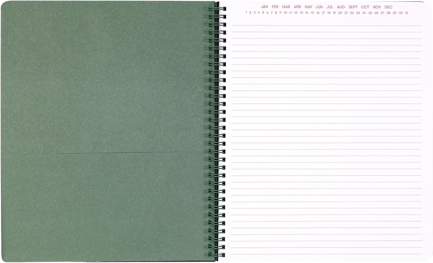 Steel Mill & Co. Cute Floral Large Spiral Notebook, Wanderlust image 2