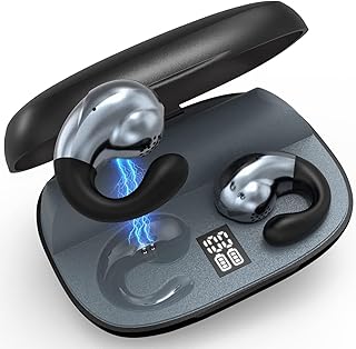 オープンイヤーヘッドフォン、骨伝導集音器 スポーツヘッドフォン、サイクリング、運転用ミニ開放型ヘッドフォン、ランニング用オープンイヤープラグ GH-828