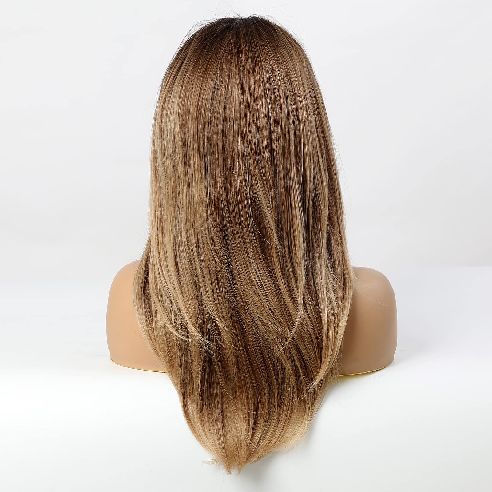 Parrucca Invisibile Ondulata Sciolta A Forma Di U 3/4 Mezza - Foto 4