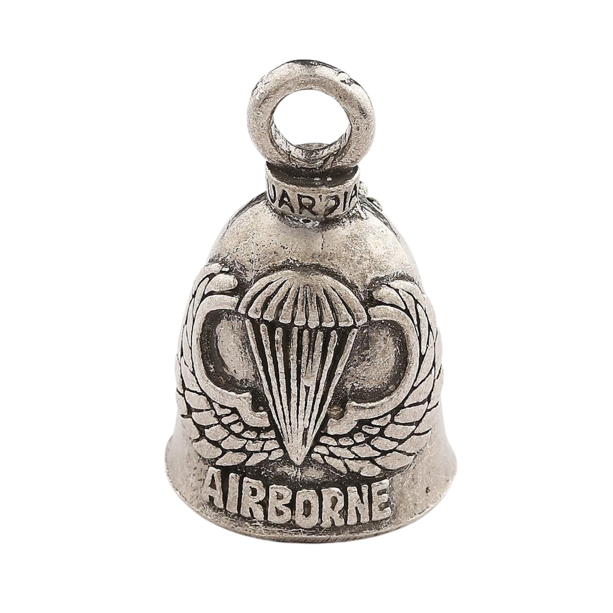 Guardian Bell Guardian United States Airborne Motorcycle Biker Luck Gremlin Riding Bell or Key Ring